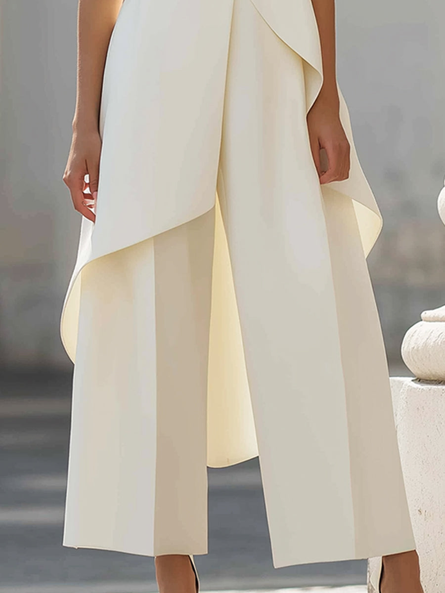Mono Largo Elegante para Mujer – Blanco