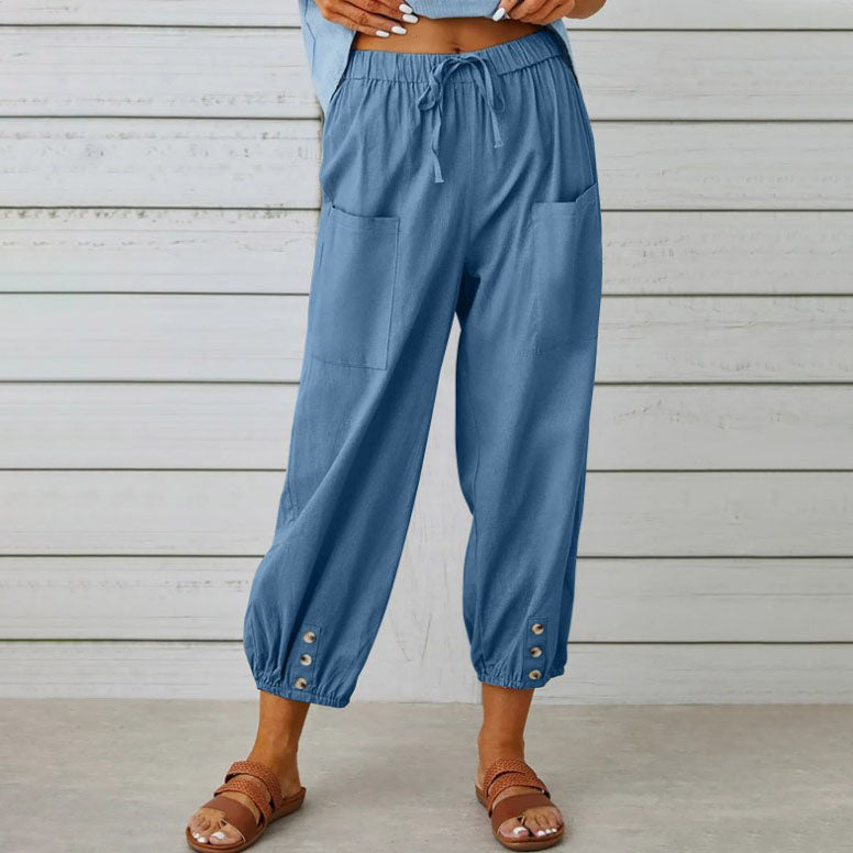 Pantalón de Corte Libre para Mujer – Comodidad Diaria