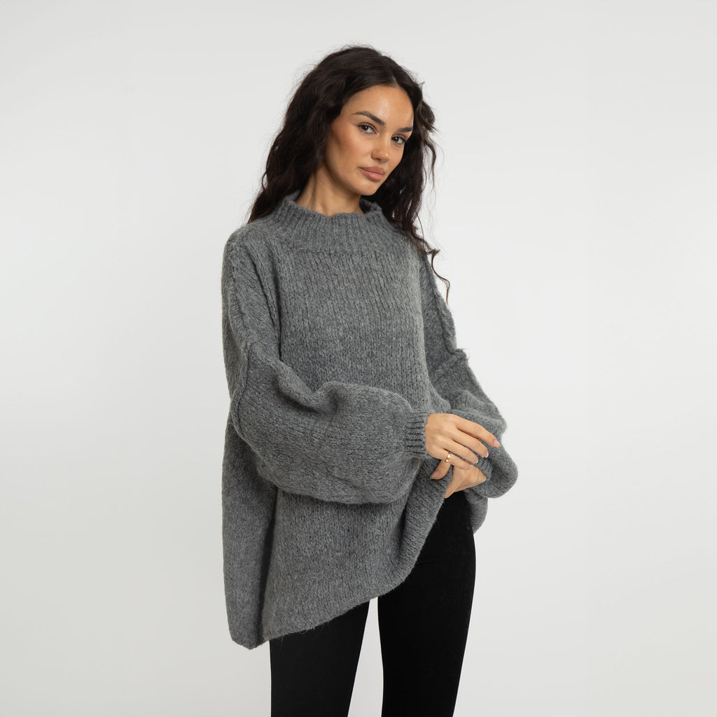 Jersey Oversize de Punto Suave para Mujer – Talla Única
