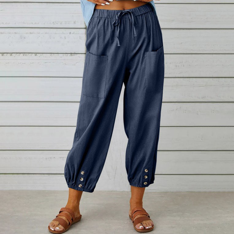 Pantalón de Corte Libre para Mujer – Comodidad Diaria