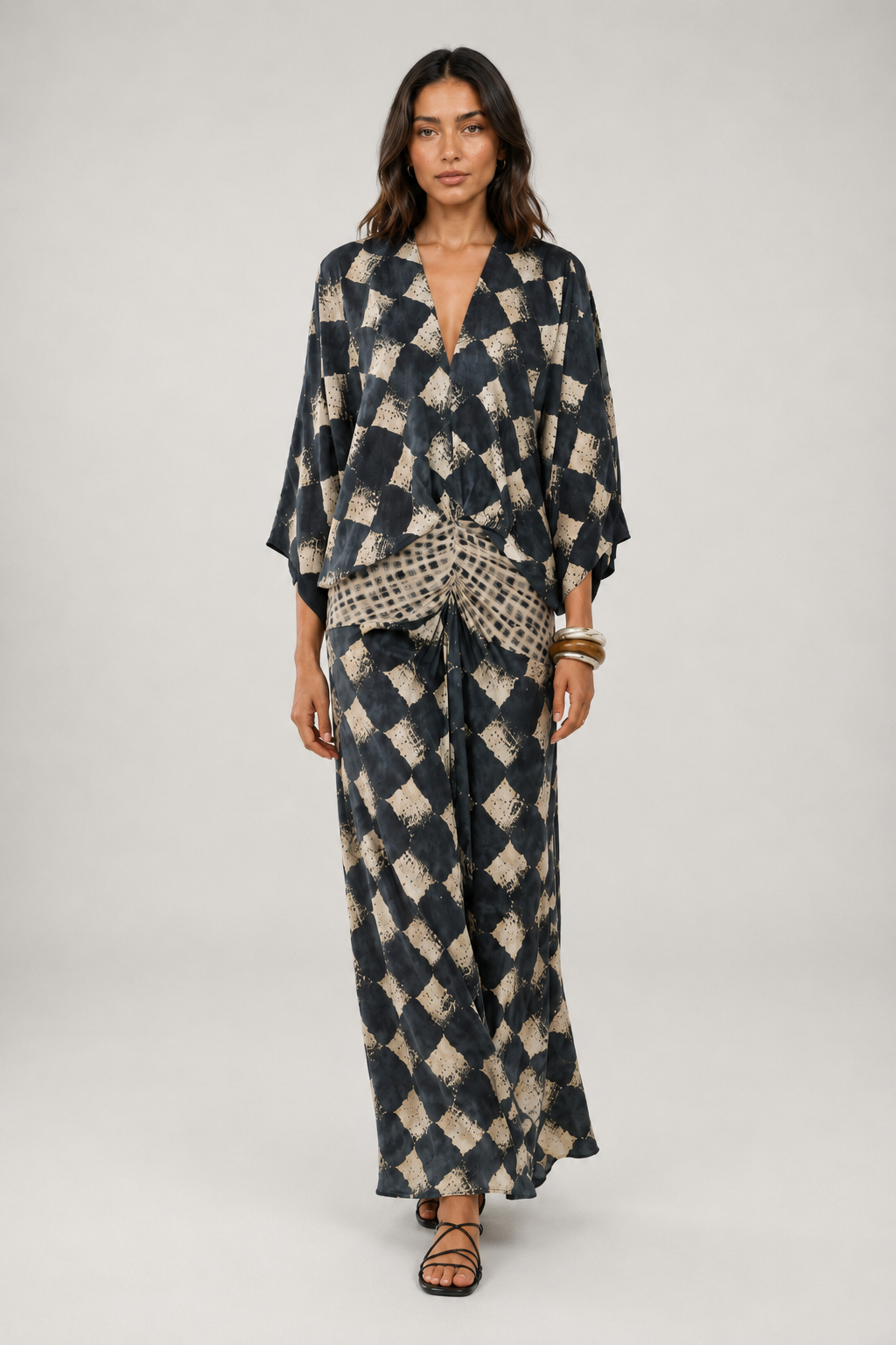 Vestido Maxi Estampado para Mujer – Mediterráneo