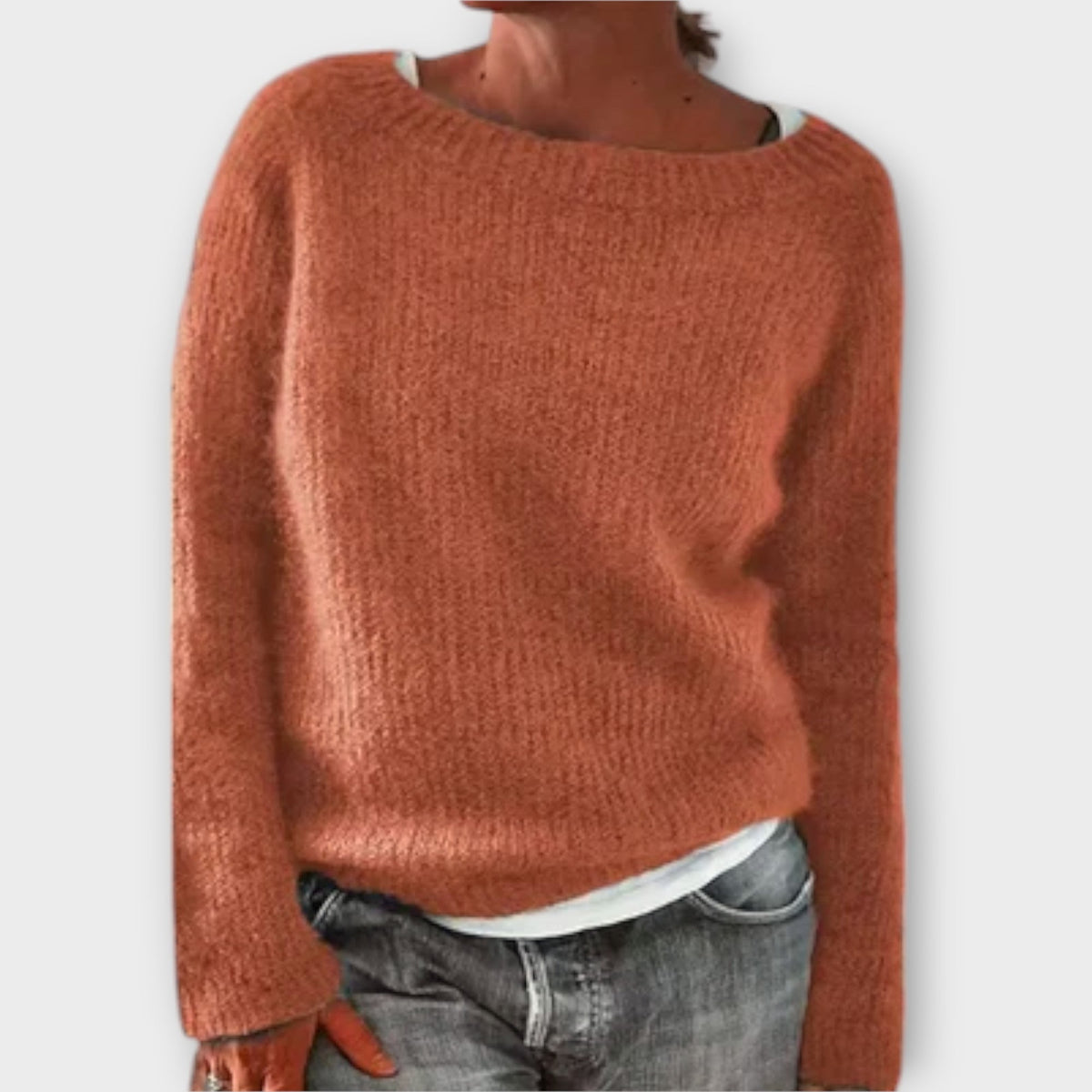Jersey de Manga Larga para Mujer – Gris