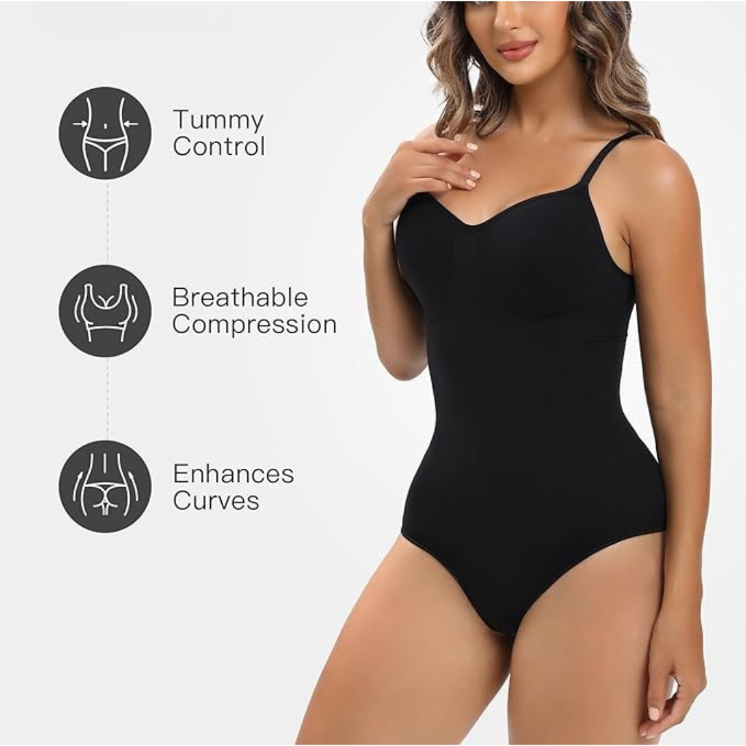 Body Reductor con Copas para Mujer – Efecto Push-Up