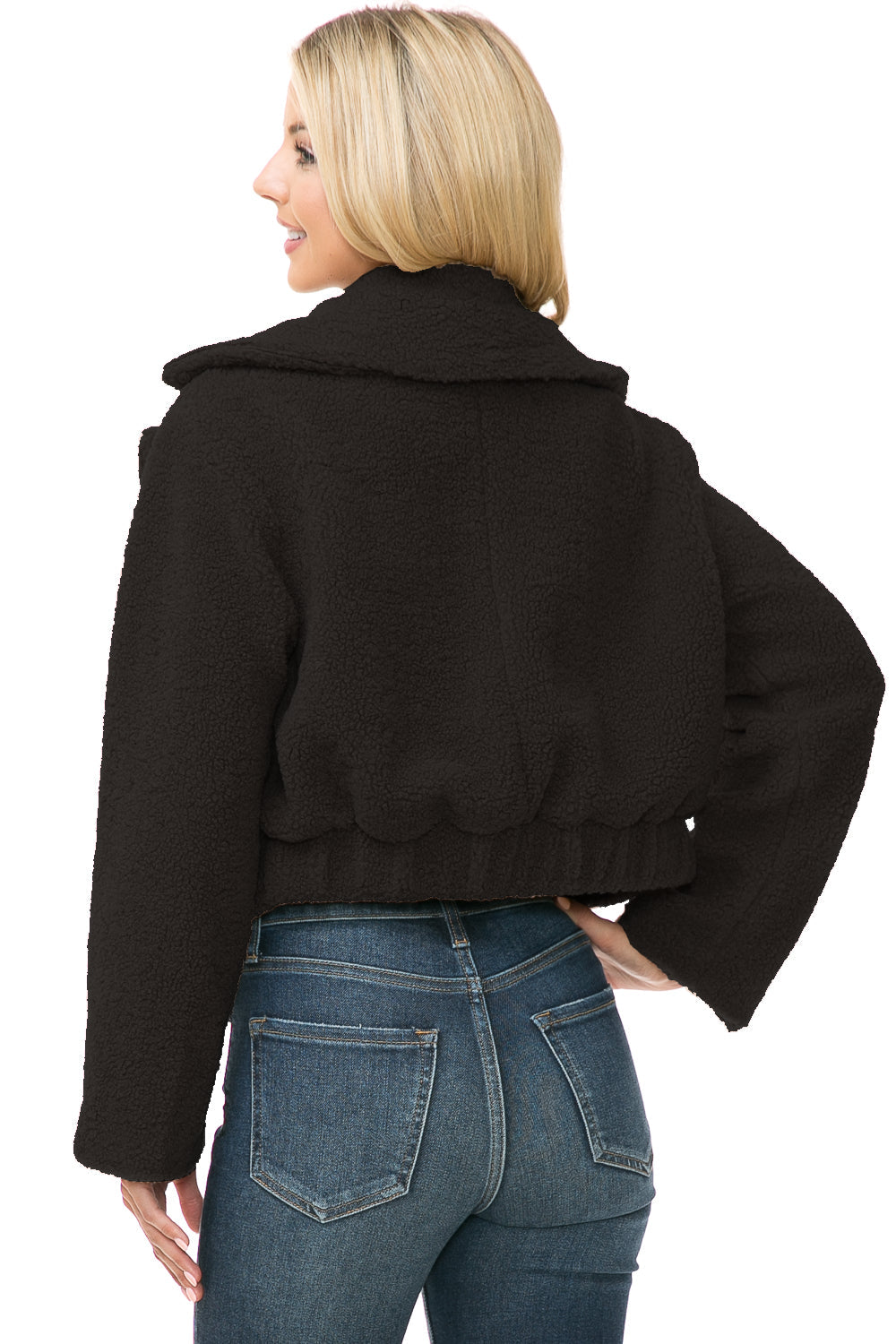 Chaqueta de Pelo Sintético para Mujer
