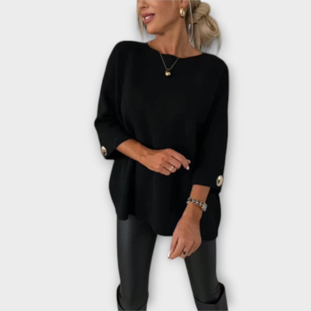 Blusa de Punto para Mujer – Blanco