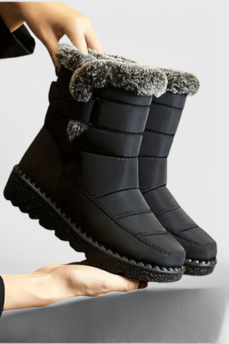 Botas de Invierno Impermeables para Mujer – Suela Antideslizante