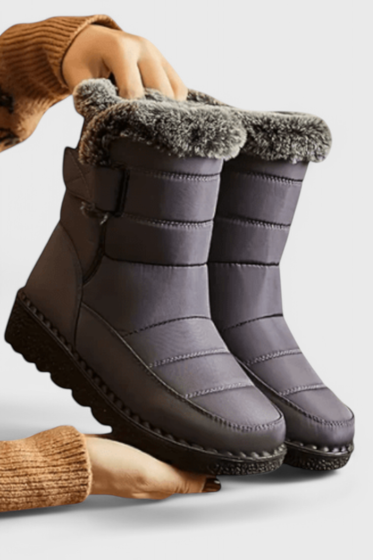 Botas de Invierno Impermeables para Mujer – Suela Antideslizante