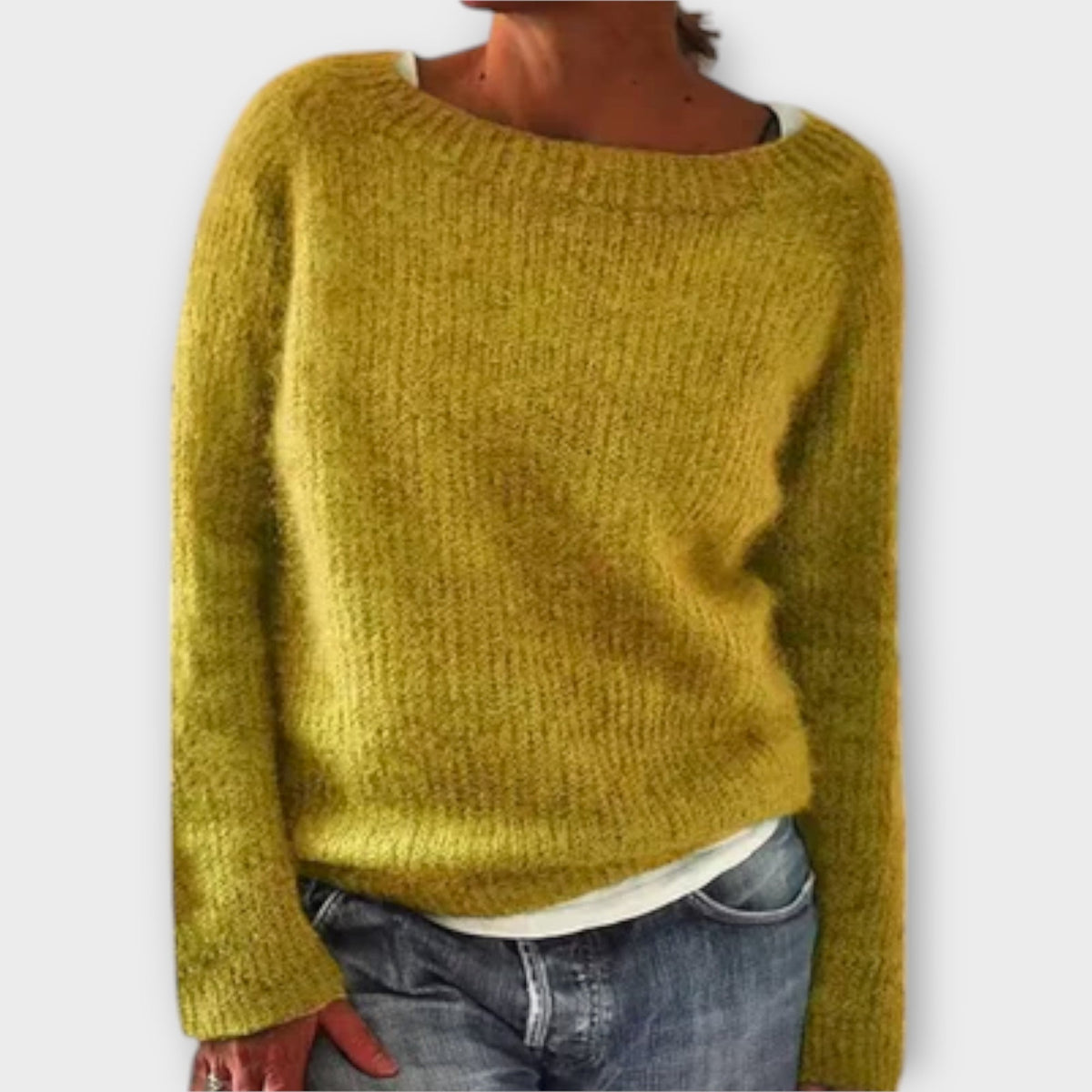 Jersey de Manga Larga para Mujer – Gris