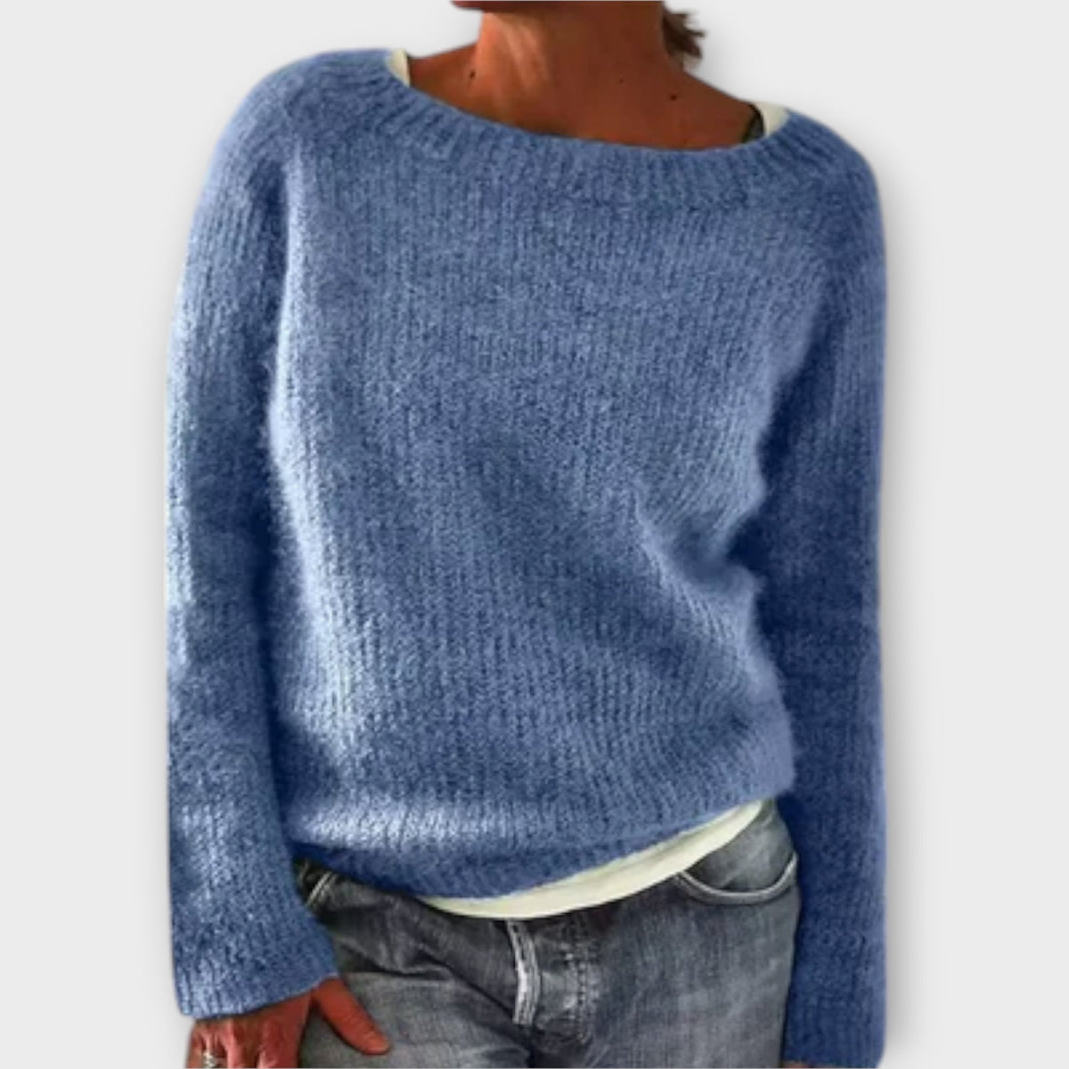 Jersey de Manga Larga para Mujer – Gris