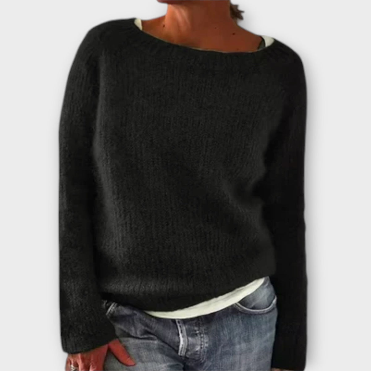 Jersey de Manga Larga para Mujer – Gris