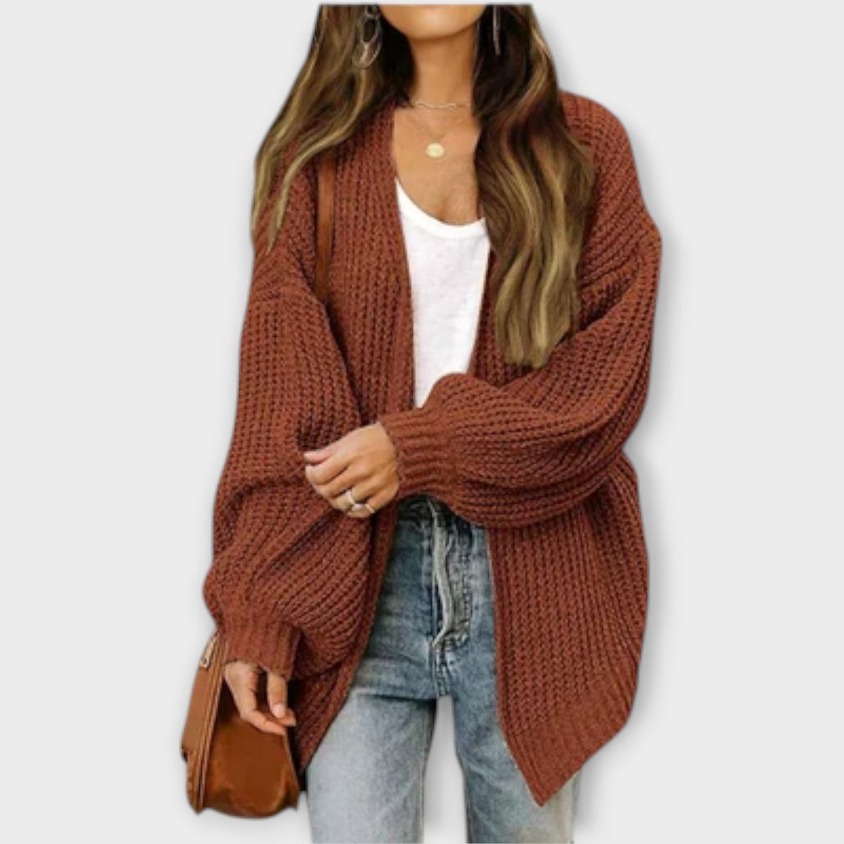Cárdigan Casual para Mujer – Negro