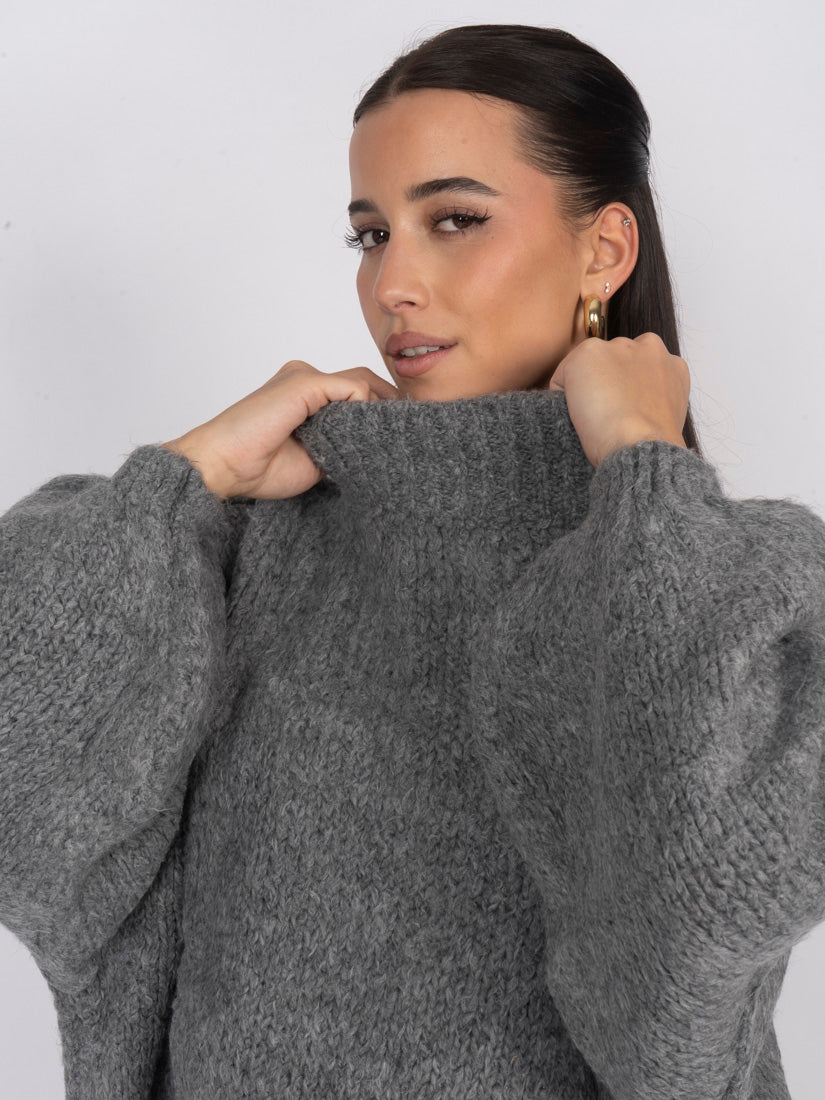 Jersey Oversize de Punto Suave para Mujer – Talla Única
