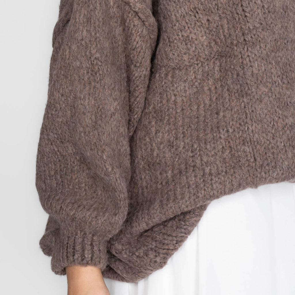 Jersey Oversize de Punto Suave para Mujer – Talla Única