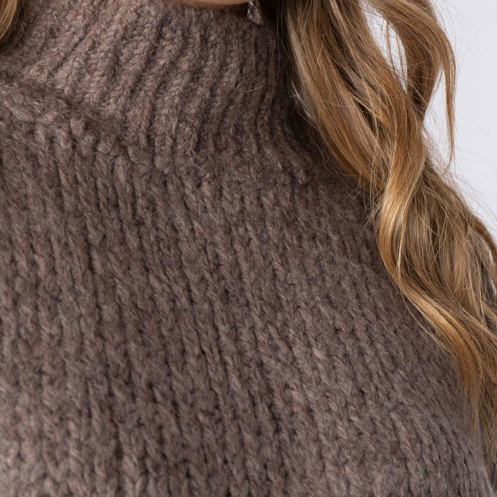Jersey Oversize de Punto Suave para Mujer – Talla Única