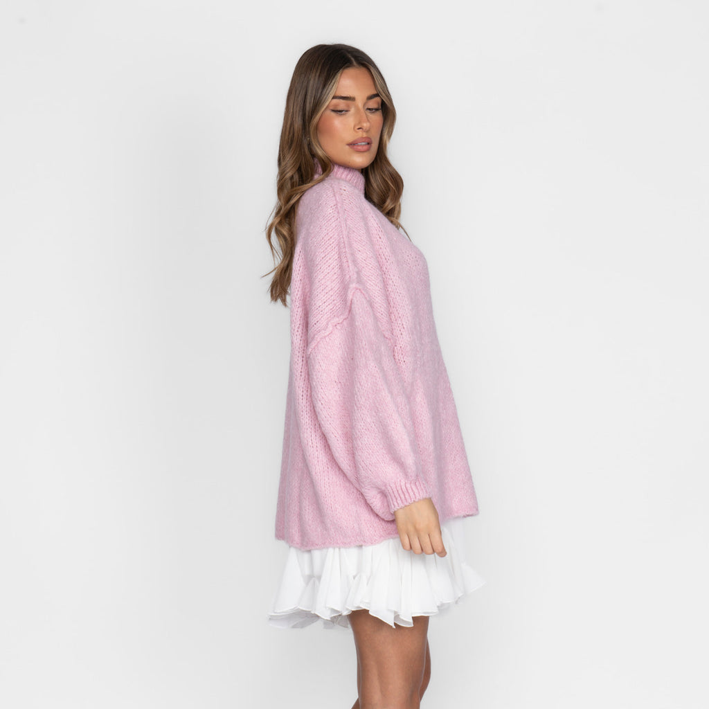 Jersey Oversize de Punto Suave para Mujer – Talla Única