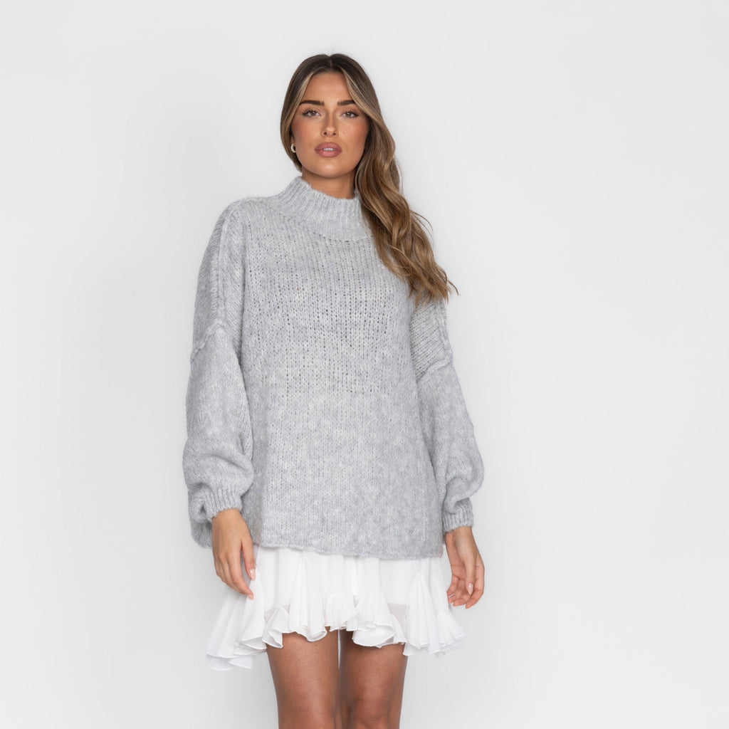 Jersey Oversize de Punto Suave para Mujer – Talla Única