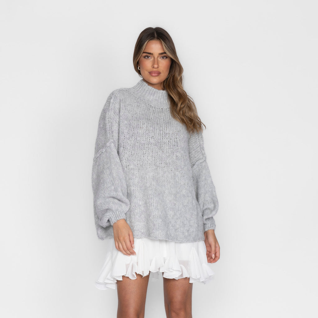 Jersey Oversize de Punto Suave para Mujer – Talla Única