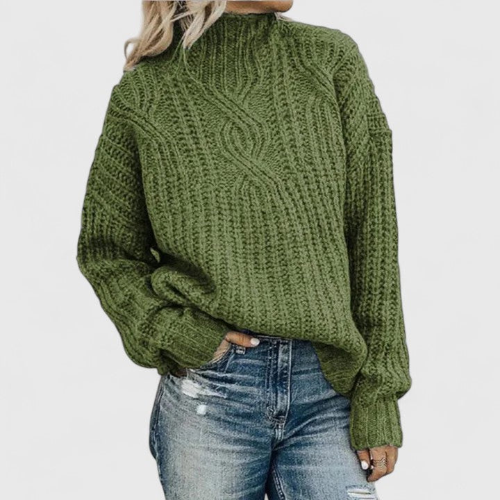 Jersey de Punto de Ochos para Mujer