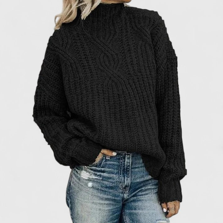 Jersey de Punto de Ochos para Mujer