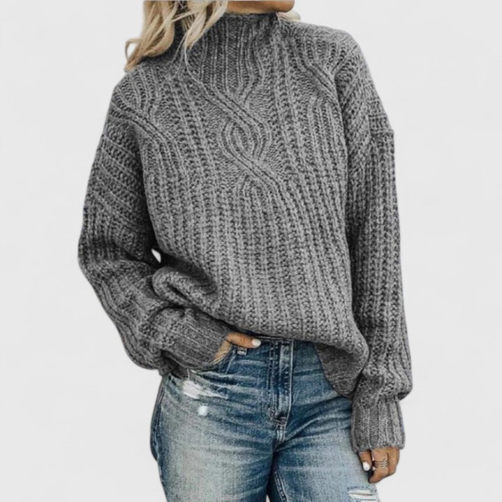 Jersey de Punto de Ochos para Mujer