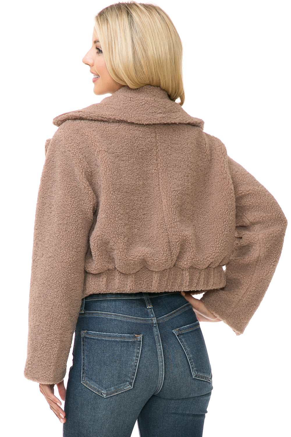 Chaqueta de Pelo Sintético para Mujer
