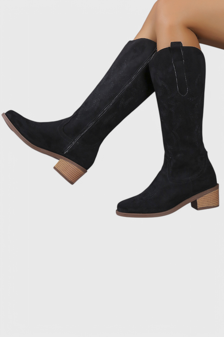 Botas Vaqueras Western de Ante para Mujer
