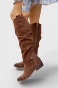 Botas Altas de Estilo Retro para Mujer