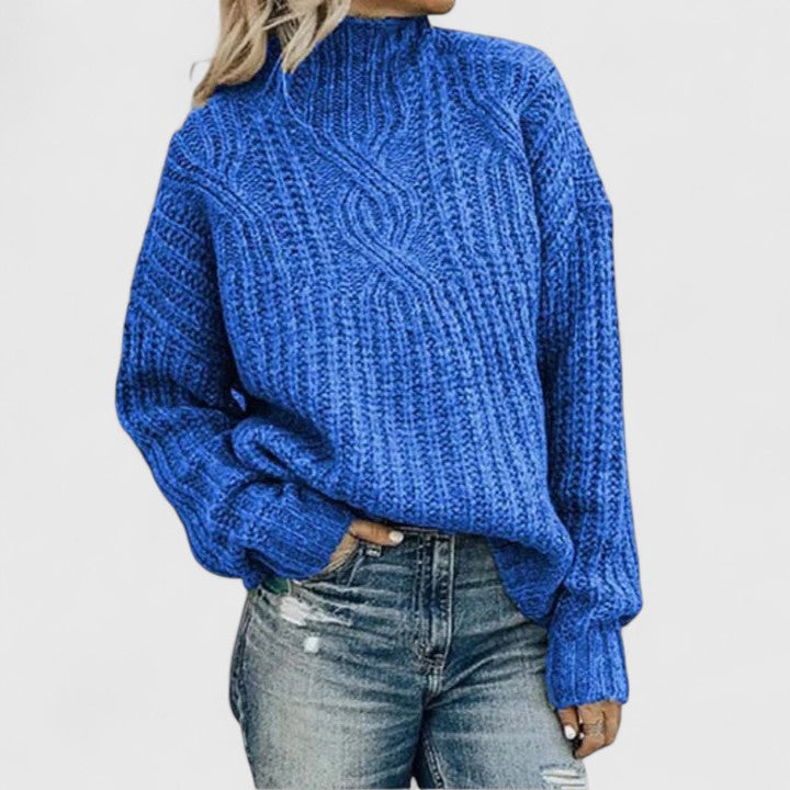 Jersey de Punto de Ochos para Mujer