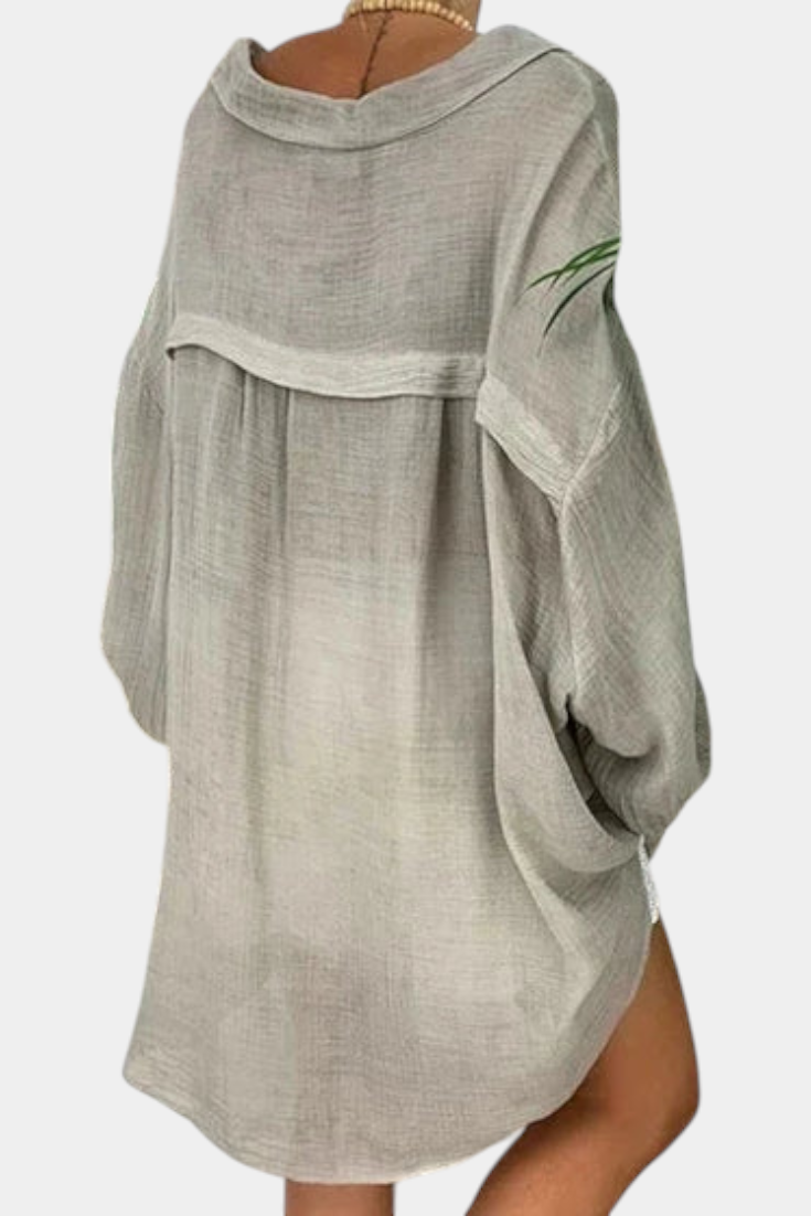 Blusa Oversize de Algodón para Mujer