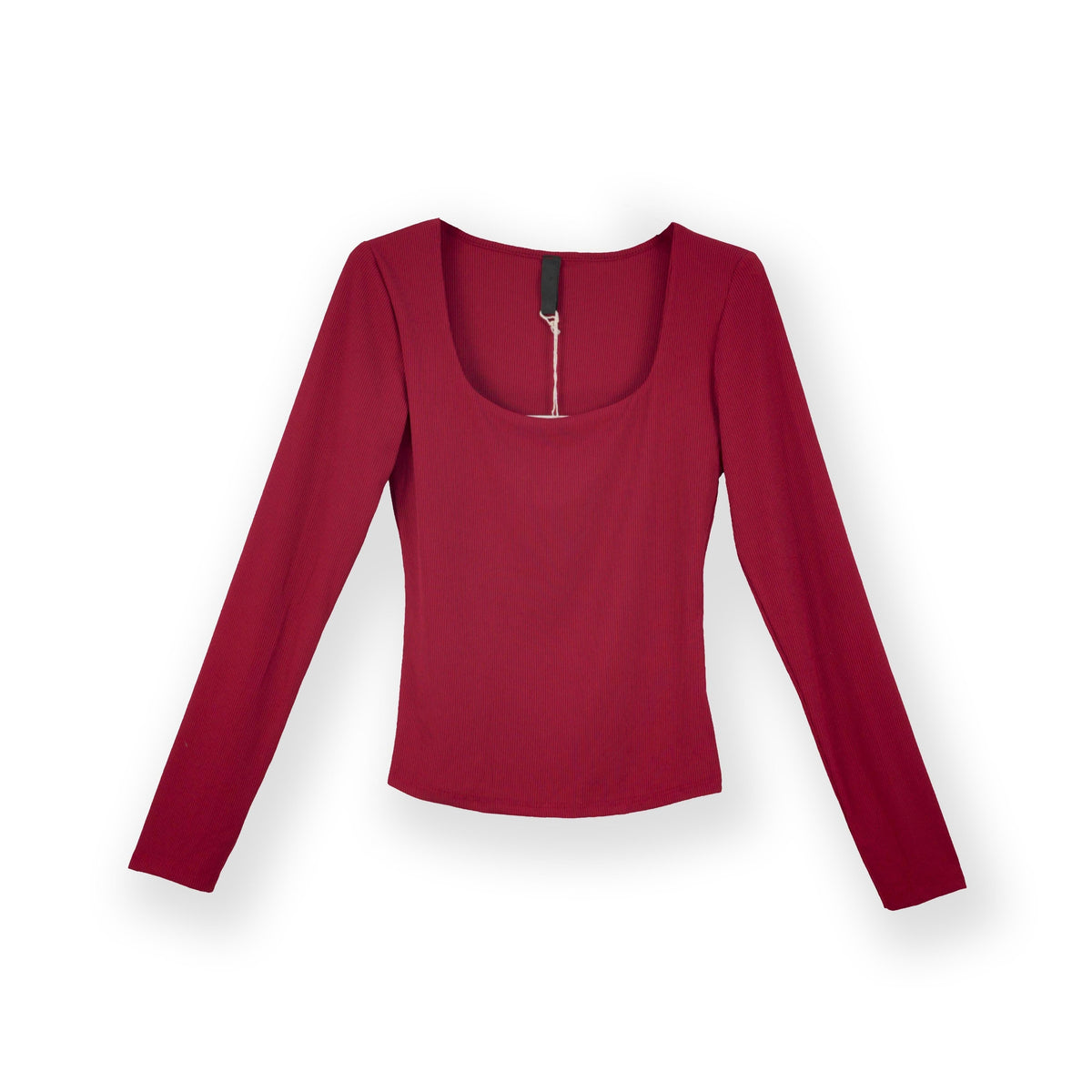 Camiseta Interior Térmica de Manga Larga para Mujer – Escote en U