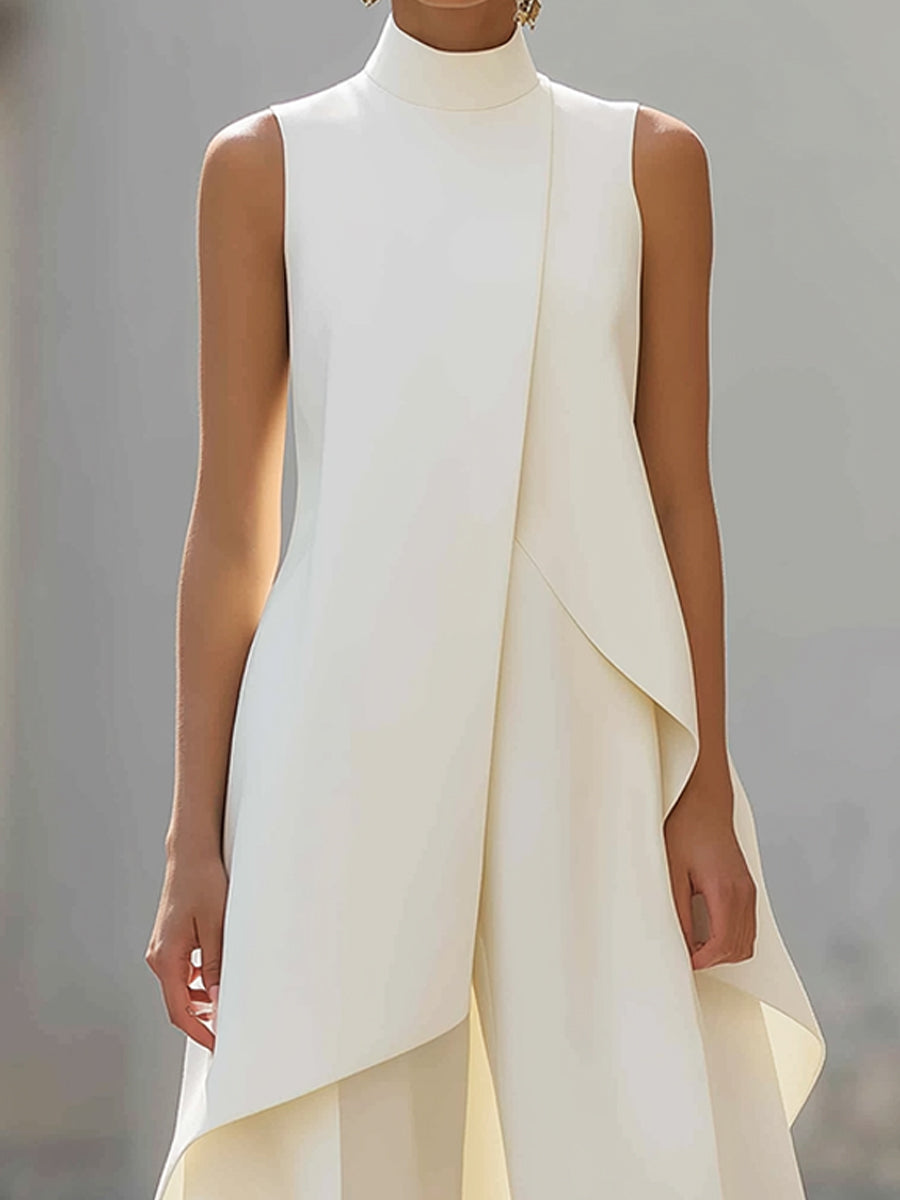 Mono Largo Elegante para Mujer – Blanco