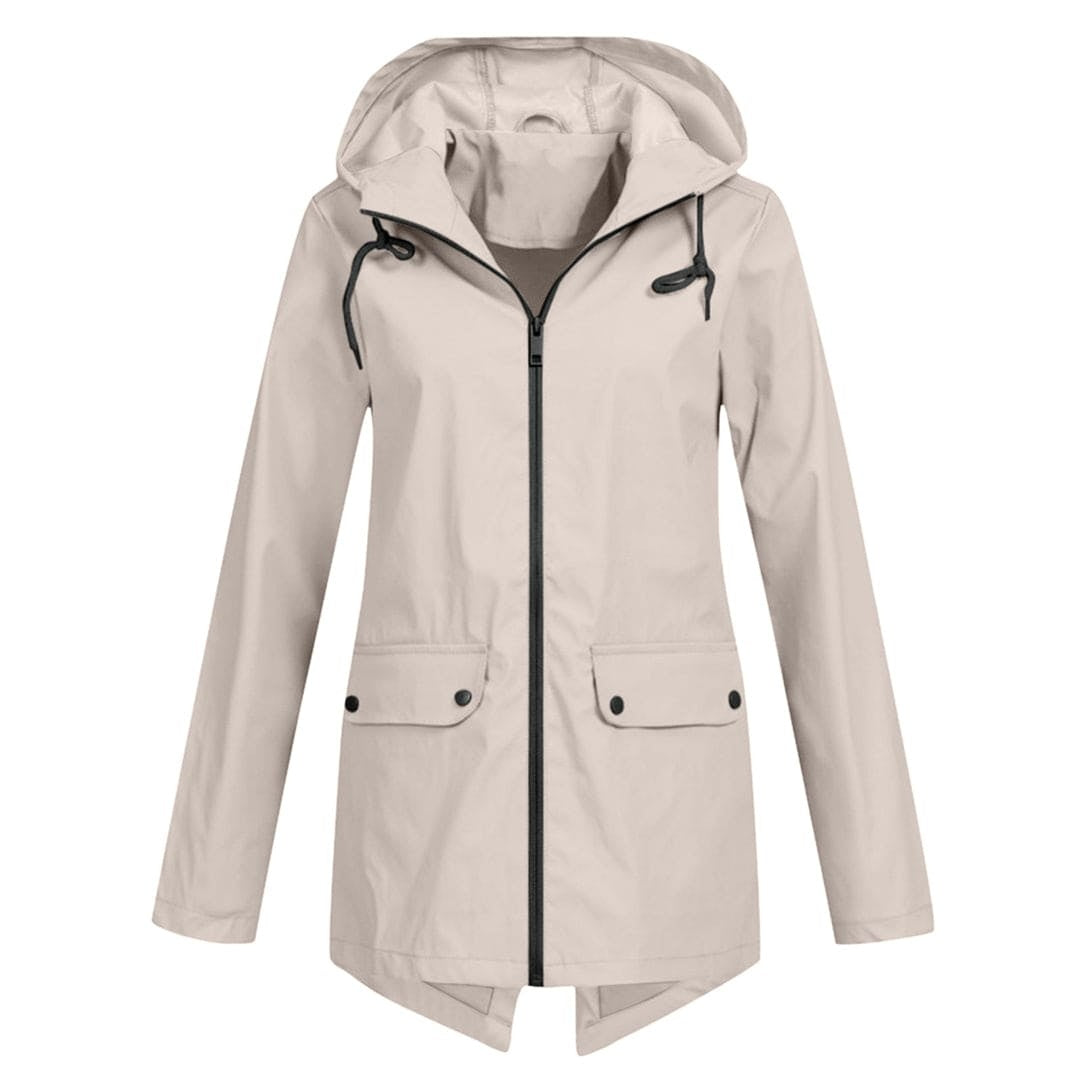 Chubasquero Impermeable Técnico para Mujer – Capucha Ajustable