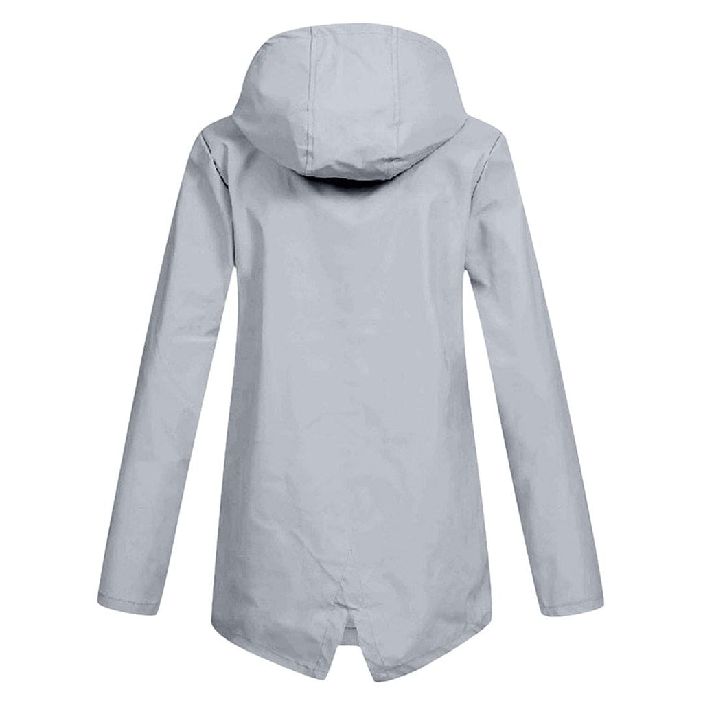 Chubasquero Impermeable Técnico para Mujer – Capucha Ajustable