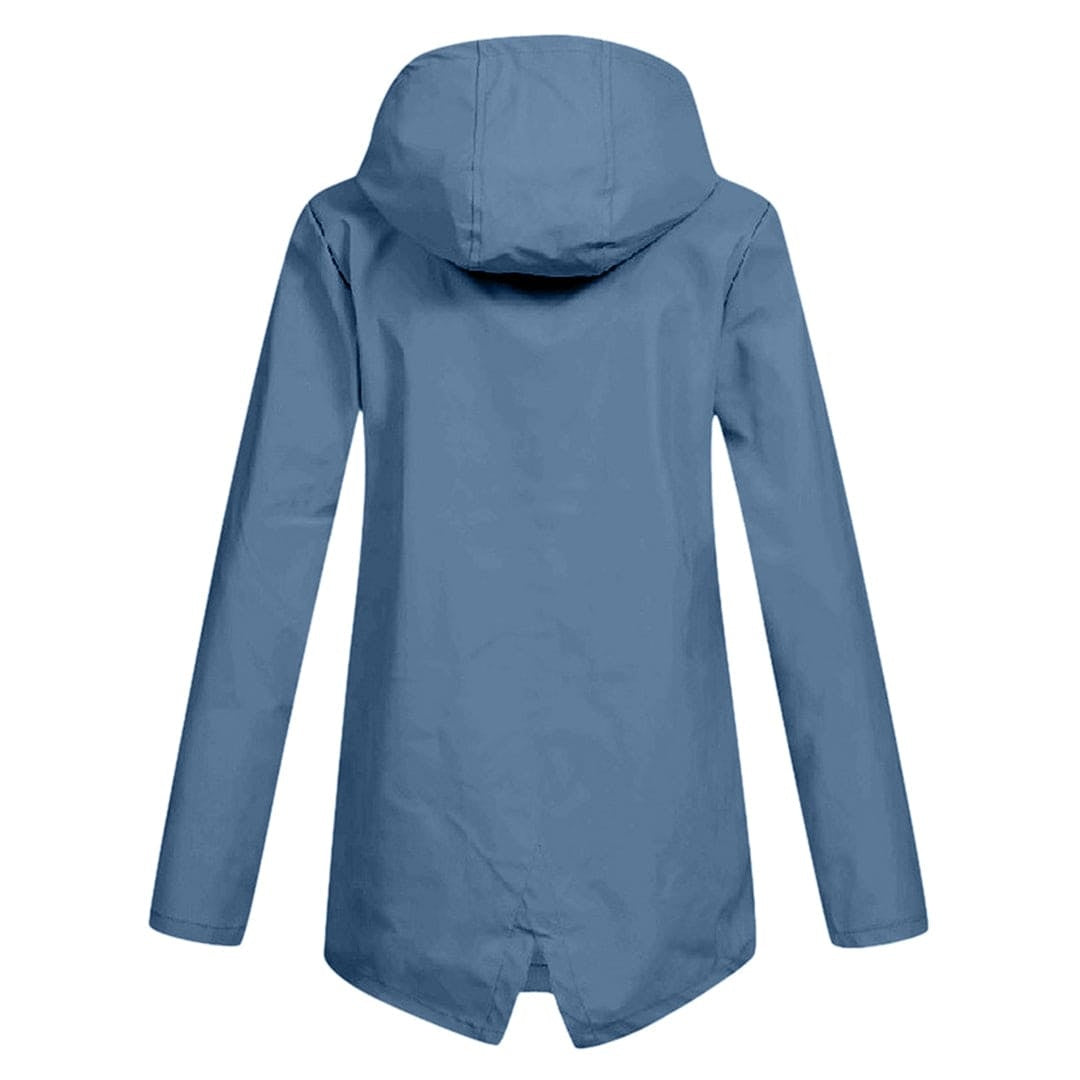 Chubasquero Impermeable Técnico para Mujer – Capucha Ajustable