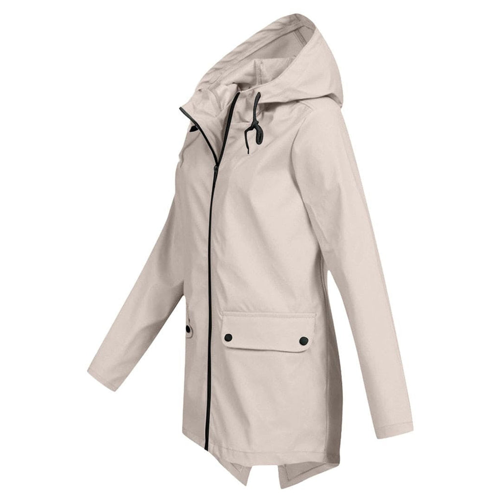 Chubasquero Impermeable Técnico para Mujer – Capucha Ajustable