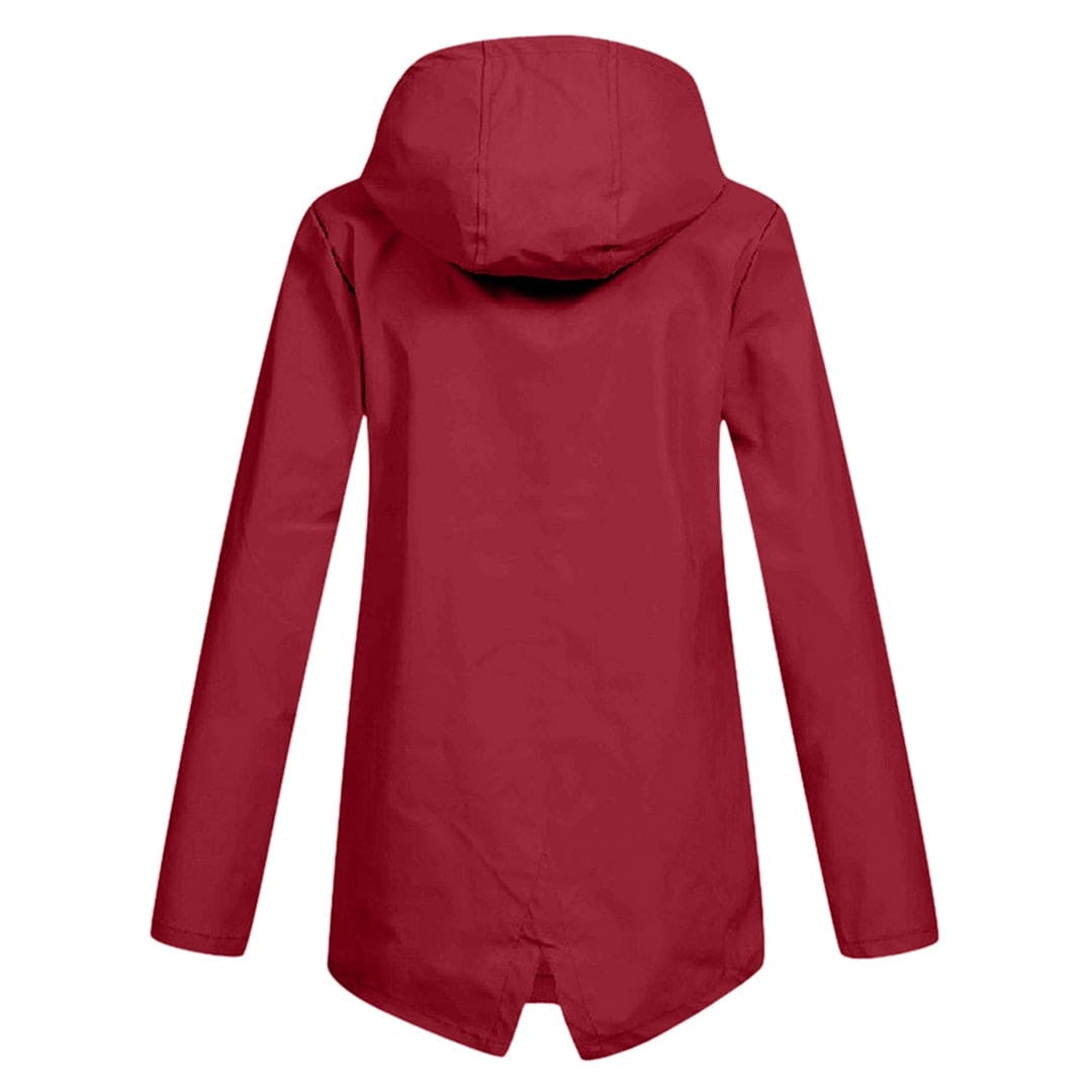 Chubasquero Impermeable Técnico para Mujer – Capucha Ajustable