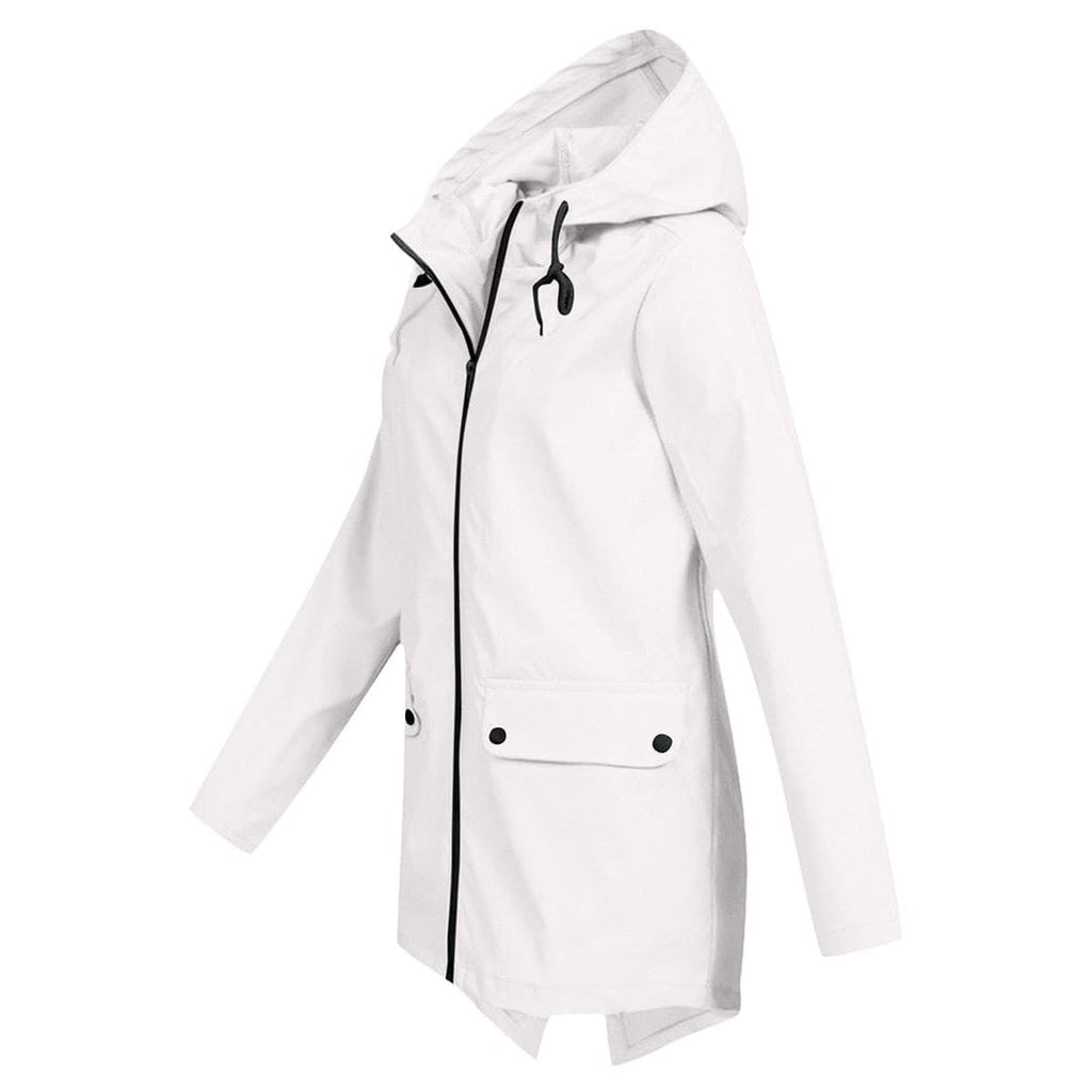 Chubasquero Impermeable Técnico para Mujer – Capucha Ajustable