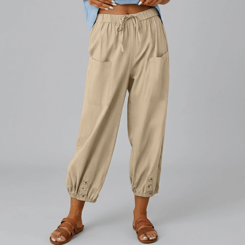 Pantalón de Corte Libre para Mujer – Comodidad Diaria