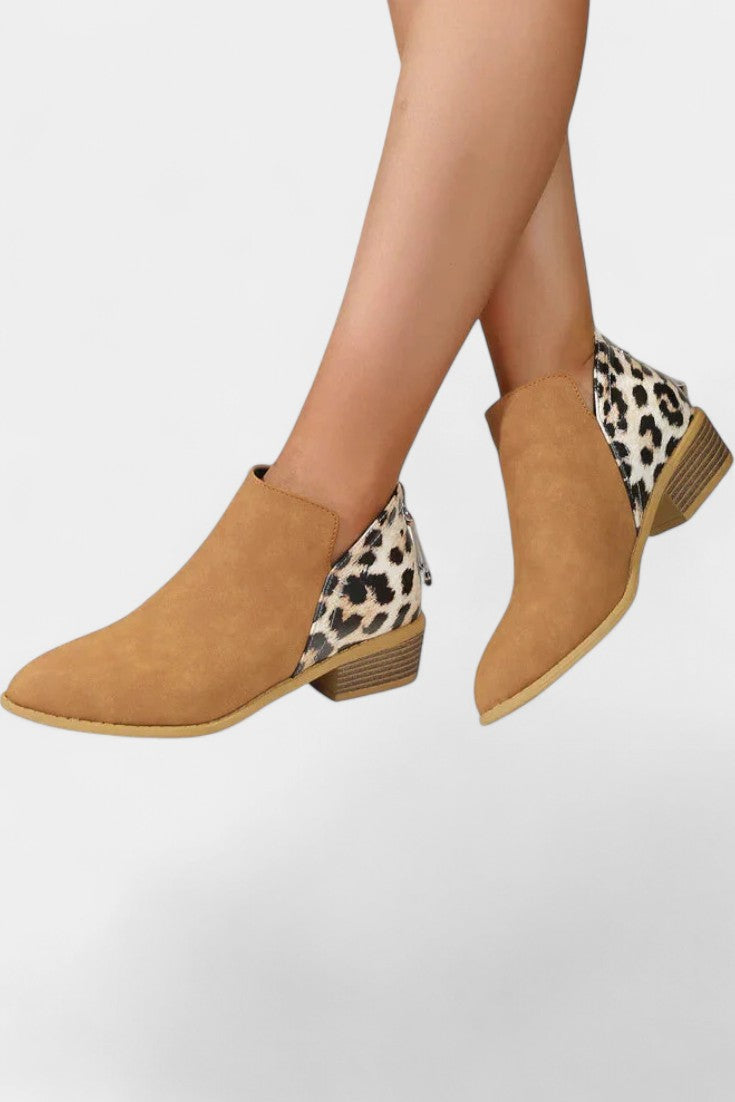 Botas con Estampado de Leopardo para Mujer – Plantilla Acolchada