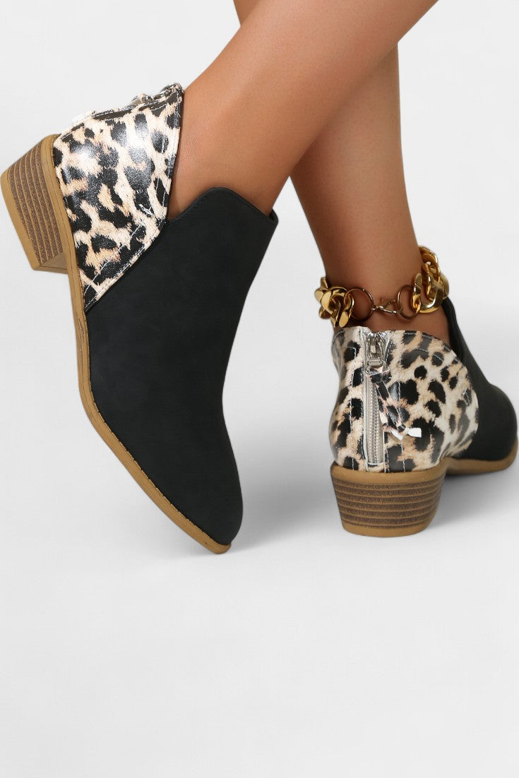 Botas con Estampado de Leopardo para Mujer – Plantilla Acolchada