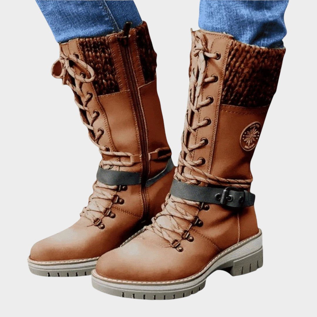Botas de Invierno Ligeras para Mujer – Cálidas sin Volumen