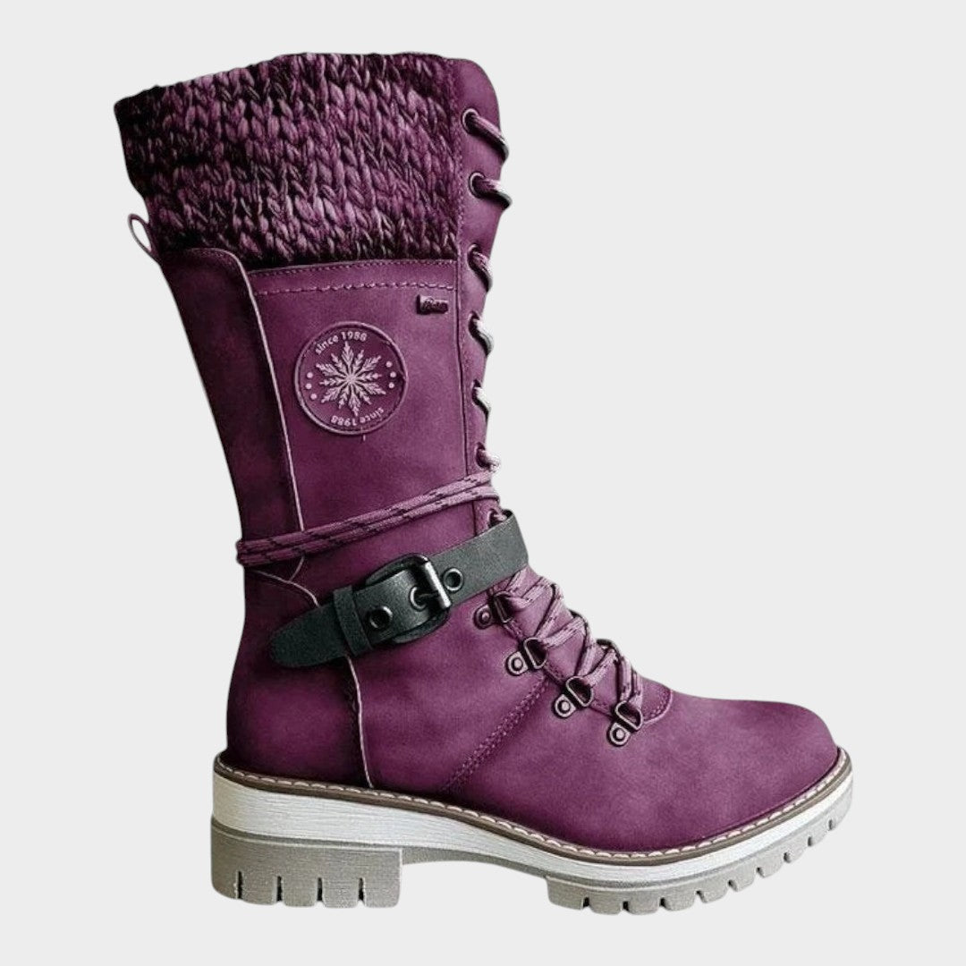 Botas de Invierno Ligeras para Mujer – Cálidas sin Volumen