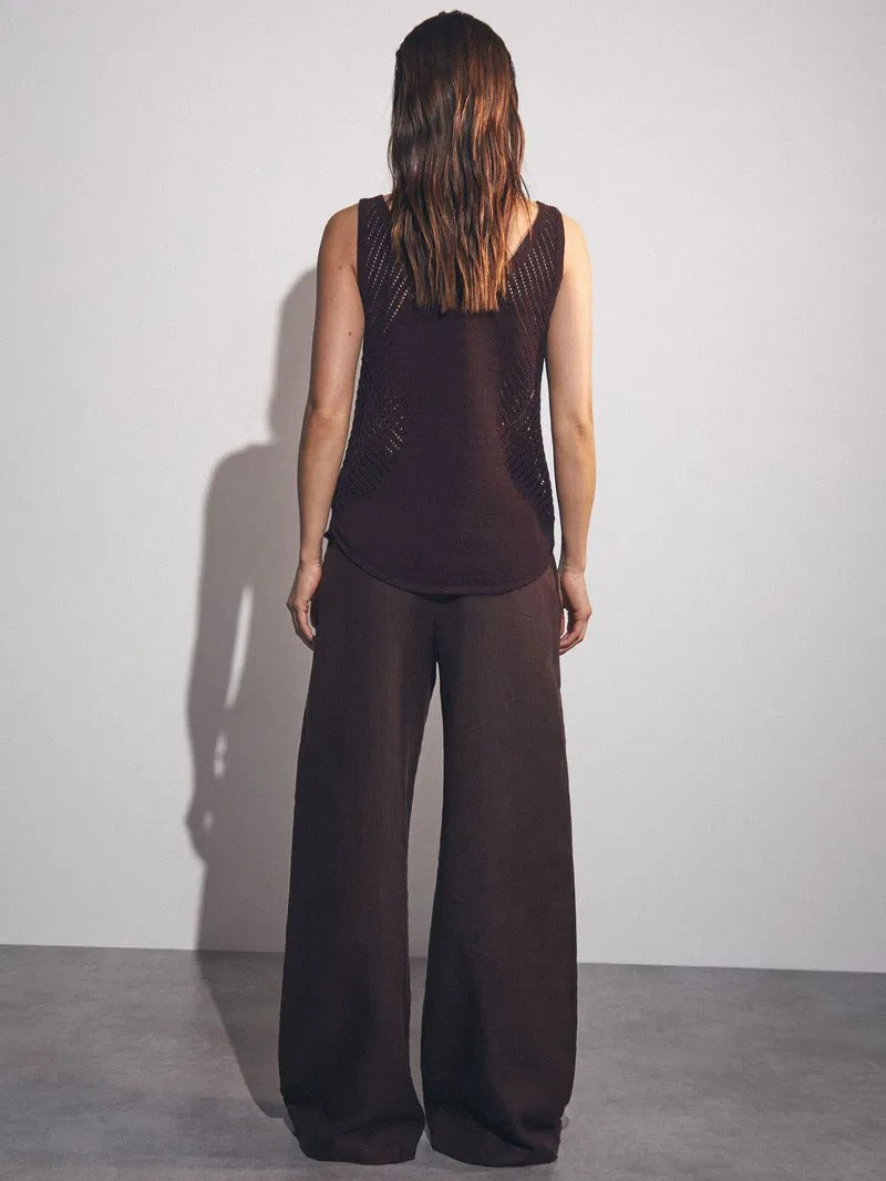 Pantalón Ancho de Lino para Mujer – Corte Holgado