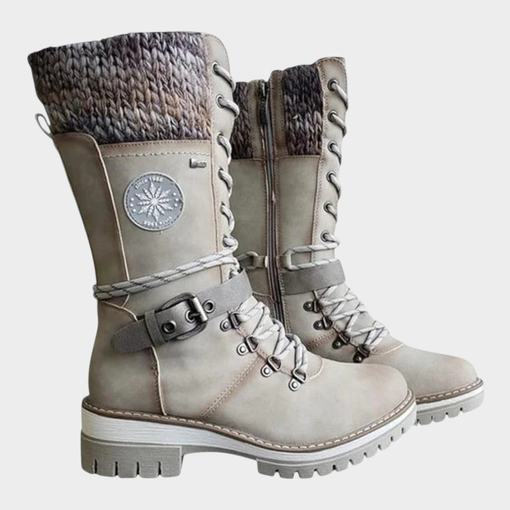 Botas de Invierno Ligeras para Mujer – Cálidas sin Volumen