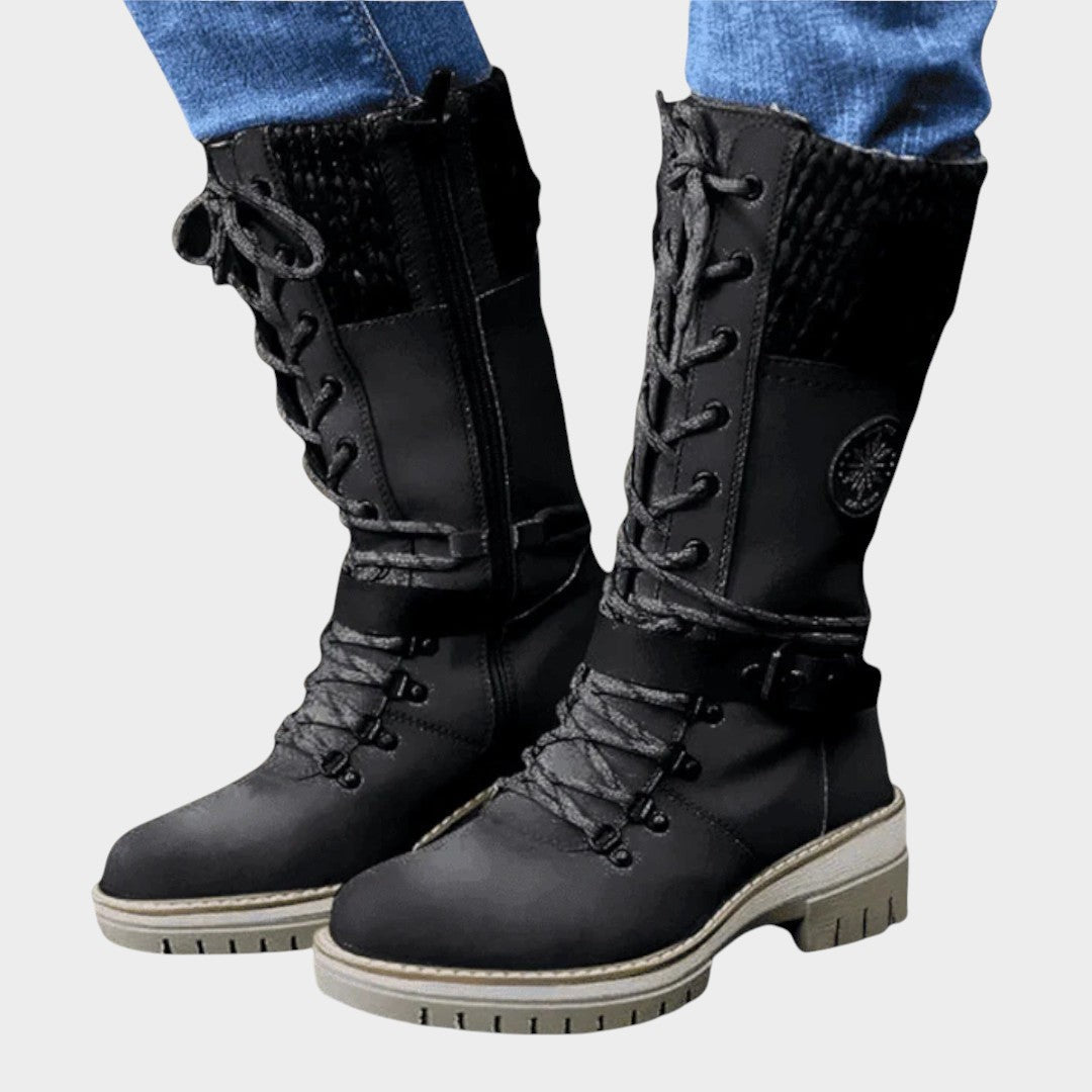 Botas de Invierno Ligeras para Mujer – Cálidas sin Volumen