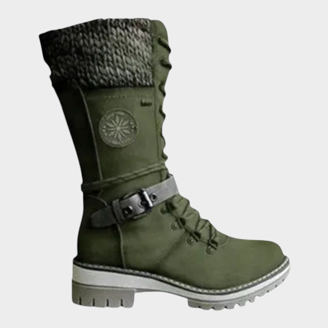 Botas de Invierno Ligeras para Mujer – Cálidas sin Volumen