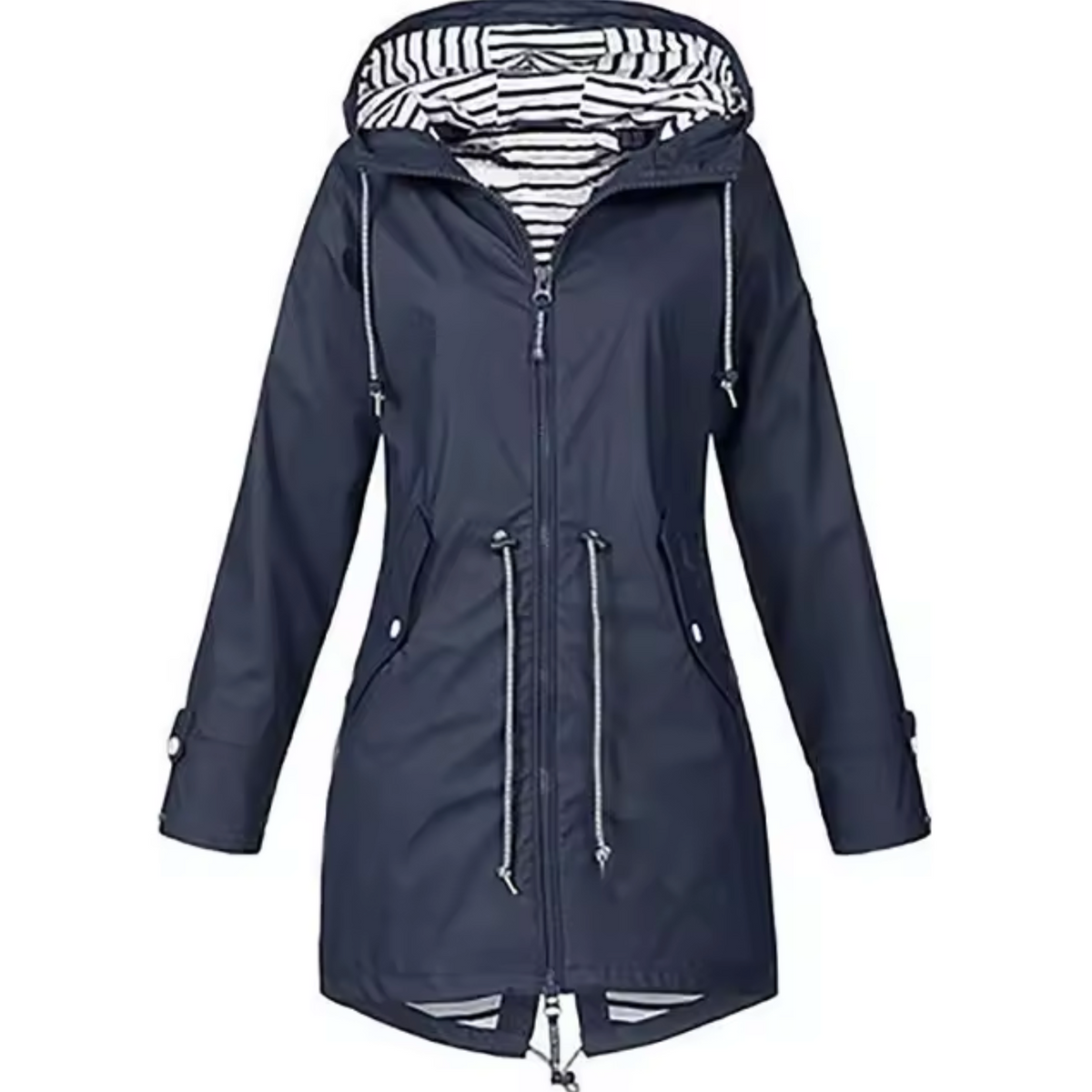 Chubasquero Impermeable Clásico para Mujer – Con Capucha