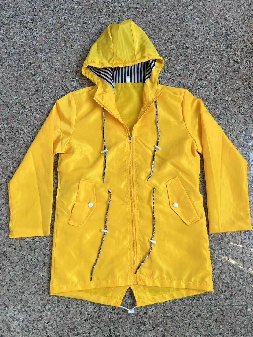Chubasquero Impermeable Clásico para Mujer – Con Capucha