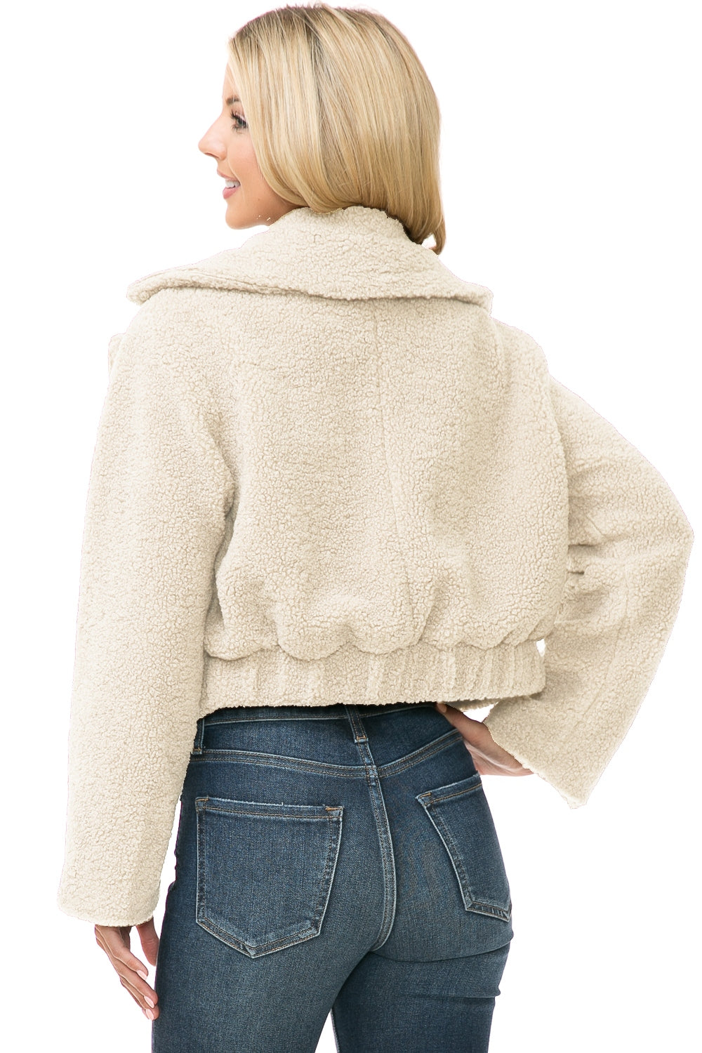 Chaqueta de Pelo Sintético para Mujer
