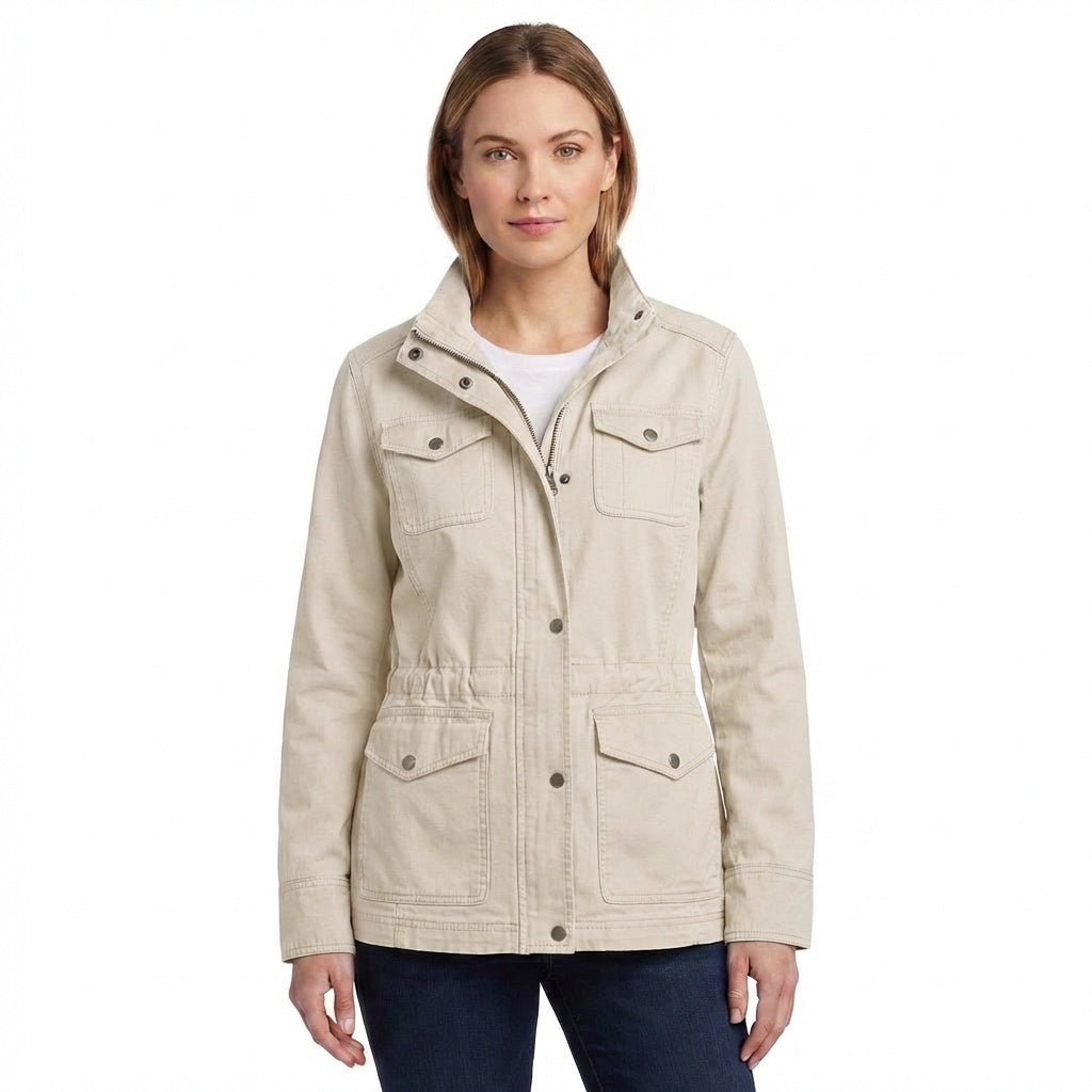 Chaqueta Militar Utility para Mujer – Cuatro Bolsillos
